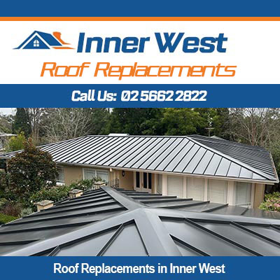 Roof replacement in Inner West showing completed metal roof installation on residential home